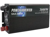 Автомобильный инвертор напряжения UKC SSK SSA-3000A 12V-220V 3000W с функцией плавного пуска, авто преобразователь напряжения тока 12В 220В 3000Вт