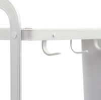 Кухонный органайзер сушилка Kitchen Rack CW-2001H для хранения и сушки столовых приборов, Подставка стеллаж для посуды досточки и ножей Серебристый