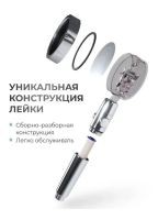 Shower head with turbo fan Turbocharged SV-26 360 degree rotating, Turbocharged shower head, turbo watering can with water pattern