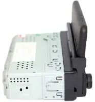 Автомагнитола плеер 1Din Pioneer MP3 7001 BT с держателем для телефона, Автомобильная Bluetooth магнитола с микрофоном проигрыватель USB SD Черная