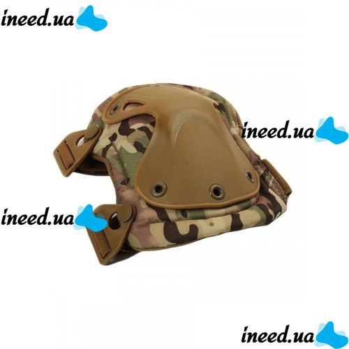 Eagle KN-04 Camouflage, adjustable elbow and knee protection set military tactical tactical shock resistant with quick reset