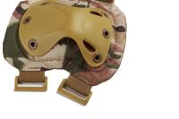Eagle KN-04 Camouflage, adjustable elbow and knee protection set military tactical tactical shock resistant with quick reset