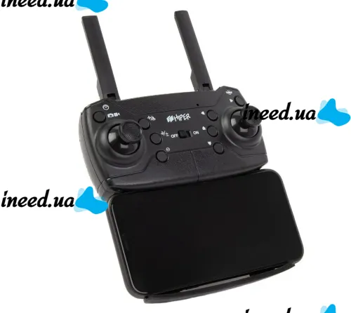 Квадрокоптер на радиоуправлении Lurker GD885HW c WiFi камерой Детский дрон с вай фай камерой, Коптер летающий HJHRC HJ28 с подсветкой на аккумулятор