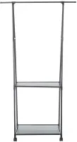 Напольная вертикальная стойка вешалка для одежды Coat Rack Traingular 160Х55 см многофункциональная передвижная полка для хранения вещей до 20 кг