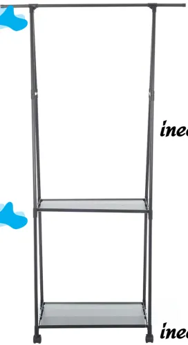 Напольная вертикальная стойка вешалка для одежды Coat Rack Traingular 160Х55 см многофункциональная передвижная полка для хранения вещей до 20 кг