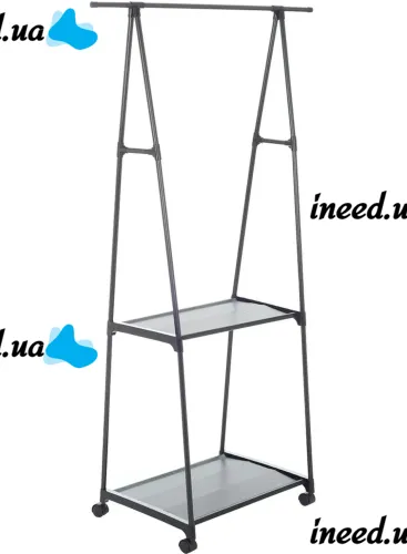 Напольная вертикальная стойка вешалка для одежды Coat Rack Traingular 160Х55 см многофункциональная передвижная полка для хранения вещей до 20 кг