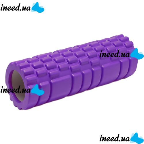 Massage roller MS-1836-B 30x10 cm for yoga, fitness and Pilates, Roller roller for back, neck, arms, legs massage, EVA massager blocks and body rollers