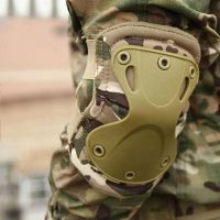Eagle KN-04 Camouflage, adjustable elbow and knee protection set military tactical tactical shock resistant with quick reset