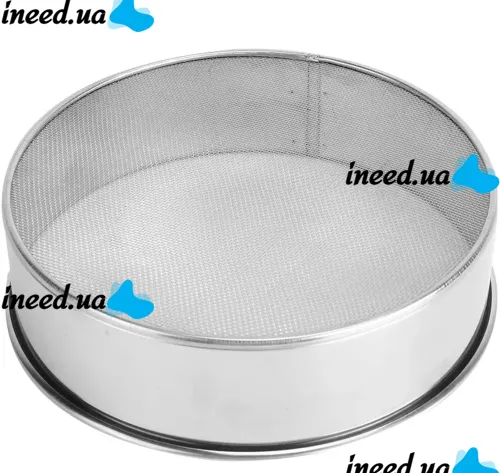 Round Strainer A-Plus BP-1262 Sieve Set for sifting flour and powdered sugar sieves of different diameters 6 pcs for sifting cocoa made of stainless steel