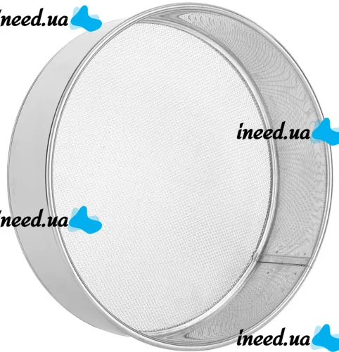 Round Strainer A-Plus BP-1262 Sieve Set for sifting flour and powdered sugar sieves of different diameters 6 pcs for sifting cocoa made of stainless steel