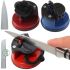 Точилка для ножів Knife Sharpener with Suction Pad Механічна ножеточка професійний пластиковий верстат для заточування кухонних ножиць на присоску