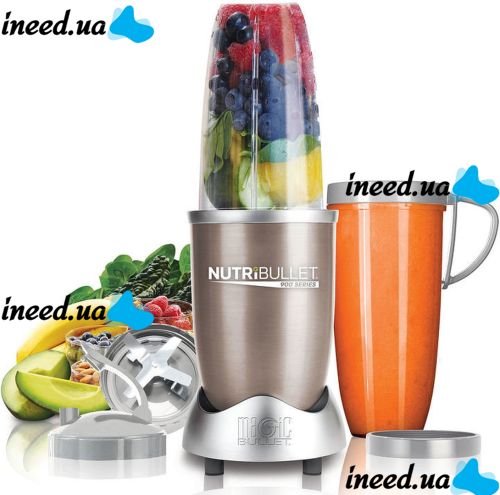 Кухонный комбайн NutriBullet Pro Family Set 900W Magic Bullet набор Family, блендер, миксер 900 Вт