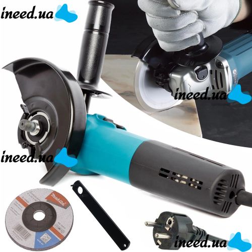 Professional grinder Makita GA5030 720W, Angle grinder 125 mm Makita, Network impeller grinder 11000 rpm 750W from the network Blue