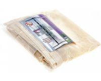 Антимоскитная сетка на магнитах Magic Mesh Beige 90Х210 см раздвижная магнитная москитная штора от насекомых комаров, мух на дверь Бежевая Меджик Меш