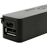 Зовнішній акумулятор батарея Power Bank Esperanza XMP101K Xiaomi 2600 mAh для зарядки, зарядний пристрій Повербанк A5 USB 1A з 18650 з брелоком Чорний