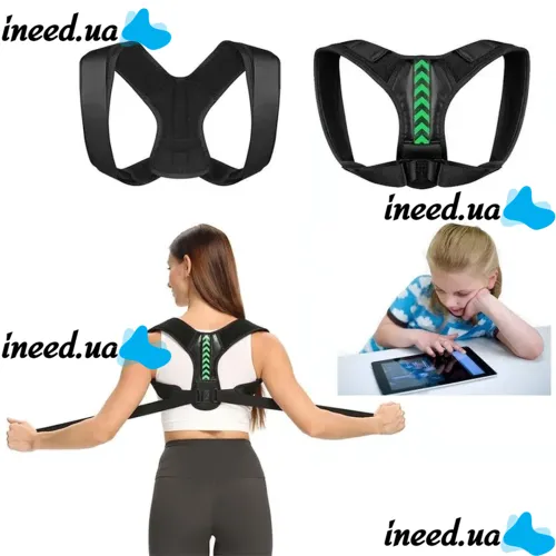 Back Belt fixing corrector of correct posture, Corset for correction and alignment of the back and shoulders, bandage, Velcro vest for the spine