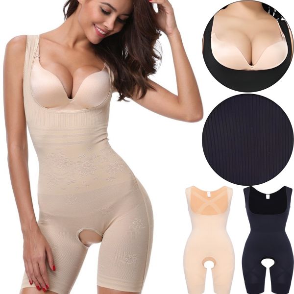 Профессиональное корректирующее белье Комбидресс Slim Shapewear женский утягивающий для похудения и коррекции фигуры с бретельками S/M L/XL XXL/XXXL