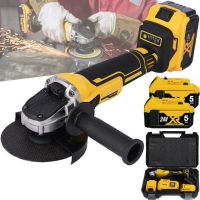 Акумуляторна болгарка 125 мм DeWalt DCG405N на 2 акумулятори 24V 5Ah, Бездротова кутова шліфувальна машина турбінка Деволт в кейсі