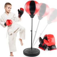 Детский боксерский набор Profi Boxing MS-0331 детская боксерская напольная груша с перчатками на регулируемой стойке для бокса 110 см 777-784A