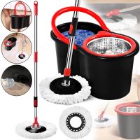 Комплект швабра с турбо отжимом и ведром Spin Mop 360 10 л набор для уборки и мытья пола Magic Mop телескопическая швабра с насадкой из микрофибры