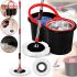 Комплект швабра с турбо отжимом и ведром Spin Mop 360 10 л набор для уборки и мытья пола Magic Mop телескопическая швабра с насадкой из микрофибры