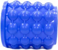 Силиконовое ведро для заморозки льда Ice Cube Maker Genie двухкамерная форма для изготовления хранения льда, охлаждения напитков в бутылках с крышкой