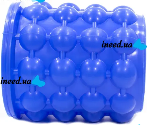 Силиконовое ведро для заморозки льда Ice Cube Maker Genie двухкамерная форма для изготовления хранения льда, охлаждения напитков в бутылках с крышкой