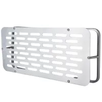 Настінна пряма полиця у ванну Storage Rack AND144 для приладдя, навісний органайзер 30х13х5. 5см тримач для ванної на стіну Біла