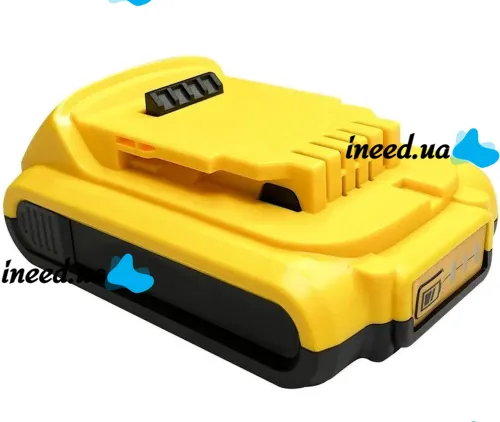 Универсальная аккумуляторная батарея Dewalt DCB203 Yellow Li-on 24V 2Ah для электроинструмента, дополнительный аккумулятор для шуруповерта 24В Желтый