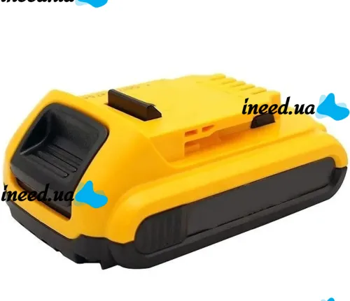 Универсальная аккумуляторная батарея Dewalt DCB203 Yellow Li-on 24V 2Ah для электроинструмента, дополнительный аккумулятор для шуруповерта 24В Желтый