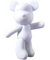 Флюидный мишка сделай сам DIY Creative Fluid Bear 23 см с красками 3 шт Набор раскраска игрушка медвежонок для творчества Виниловый медведь флюид-арт