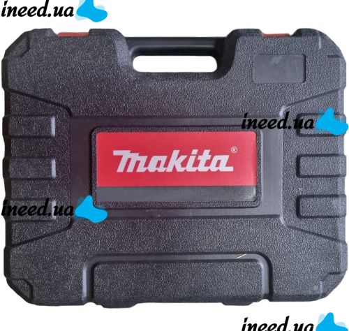 Акумуляторна міні-болгарка 125 мм Makita DGA504ZL на 2 акумулятори 24V 5Ah, Бездротова кутова шліфувальна машина турбінка Макіта в кейсі