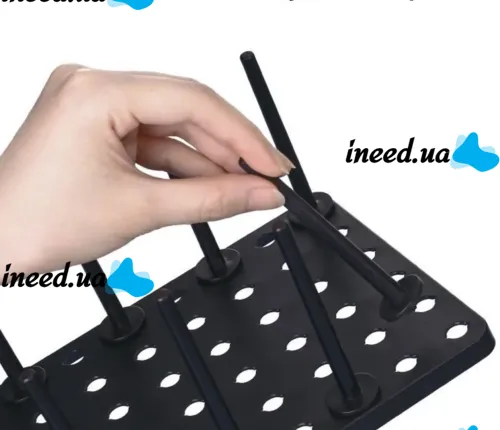 Раздвижной кухонный держатель сушилка Drawer Organizer LY-308 для сушки посуды и крышек на мойку, Телескопическая подставка для тарелок MAG-743