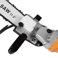Насадка Chain Saw 12" цепная пила для болгарки Grand 300QF Pro с системой смазки цепи для МШУ болгарок 30см с ручкой и масляным бачком