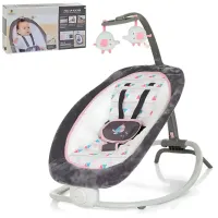 Mastela 6917 baby rocking lounger with music and vibration for newborn baby, Musical cradle with height adjustment and 2 suspensions