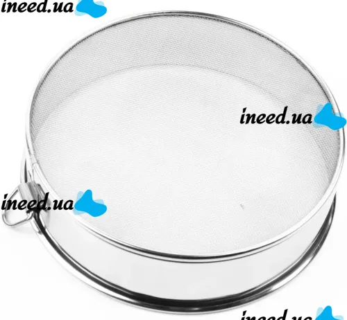 Round Strainer A-Plus BP-1262 Sieve Set for sifting flour and powdered sugar sieves of different diameters 6 pcs for sifting cocoa made of stainless steel