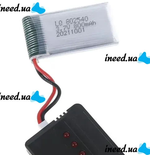 Универсальный аккумулятор для квадрокоптера Syma 3.7v 800mAh, батарея для квадрокоптеров