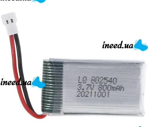 Универсальный аккумулятор для квадрокоптера Syma 3.7v 800mAh, батарея для квадрокоптеров