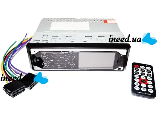 Автомобильная магнитола ISO Pioneer MP3-3884 автомагнитола с сенсорными кнопками
