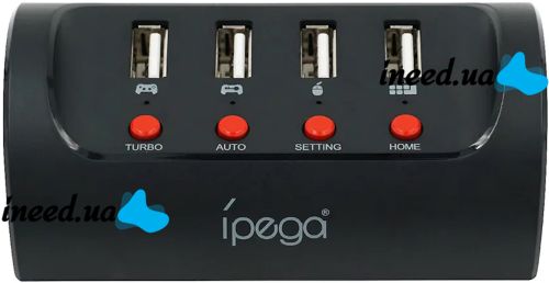 Переходник для клавиатуры и мышки к PS4 XBox Switch IPega 9133 конвертер управления, адаптер для подключения джойстиков на игровой консоли USB