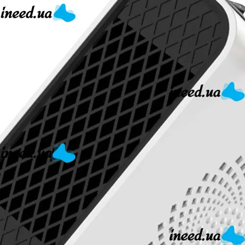 Напольный спиральный обогреватель тепловентилятор Voltronic JIEBO-N8 500W с рожками оленя, Переносной настольный электрообогреватель Deer Белый