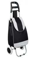 Хозяйственная двухколесная тележка кравчучка Stenson MH-1897 до 30 кг, Складная тачка сумка Trolley small 35x30x95 см с ручкой для продуктов