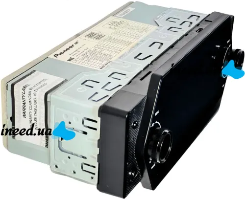 Автомагнитола MP5 Pioneer PA455U 1Din Bluetooth с дисплеем 5" дюймов и пультом, Автомобильная магнитола PA-455U с USB Android CarPlay в машину PA5055U