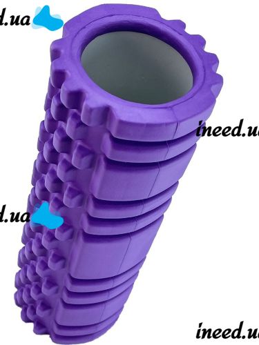 Massage roller MS-1836-B 30x10 cm for yoga, fitness and Pilates, Roller roller for back, neck, arms, legs massage, EVA massager blocks and body rollers