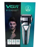 Беспроводная мужская электробритва VGR V-333 для сухого и влажного бритья Аккумуляторная электрическая бритва с выдвижным триммером для бороды и усов