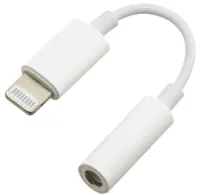 Универсальный кабель аудио переходник для наушников Lightning на 3.5mm AUX Headphone Adapter J-002, Адаптер USB-C для телефона IPhone Белый