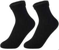 Универсальные женские термо носки Thermal Fashion Socks XD-01 35-41 размер с начесом, Утепленные зимние носочки на меху, Пара носков XD-02