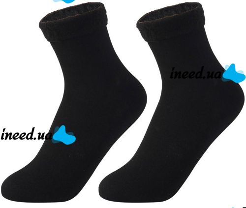 Универсальные женские термо носки Thermal Fashion Socks XD-01 35-41 размер с начесом, Утепленные зимние носочки на меху, Пара носков XD-02