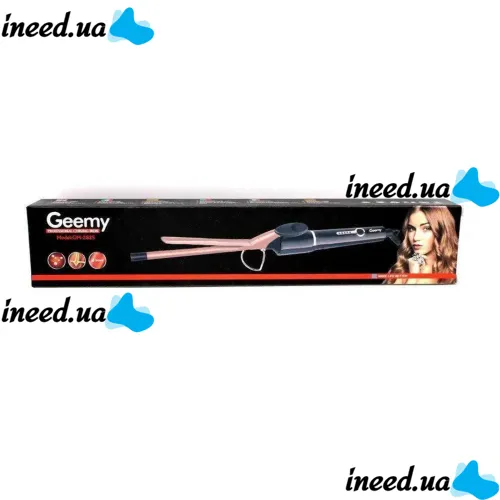 Профессиональная тонкая плойка Gemei GM-2825 ceramic pro 9мм для мелких кудрей, Афроплойка с турмалиновым покрытием, щипцы для завивки волос Gemmy