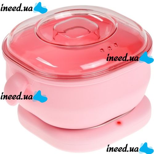 Силіконовий баночний воскоплав Wax Boiling Bowl Bucos SL-400 100W, складаний нагрівач воску на 400мл в таблетках, гранулах або дисках AND651